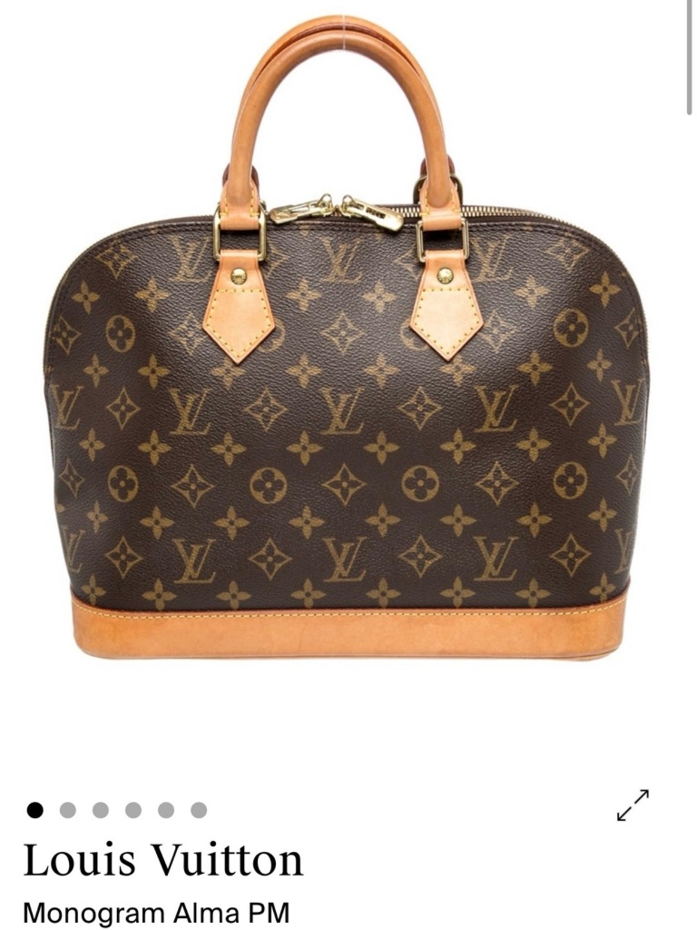 Authentic Louis Vuitton Alma PM - Picture 11 of 11